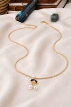 Pearl & Zircon Necklace