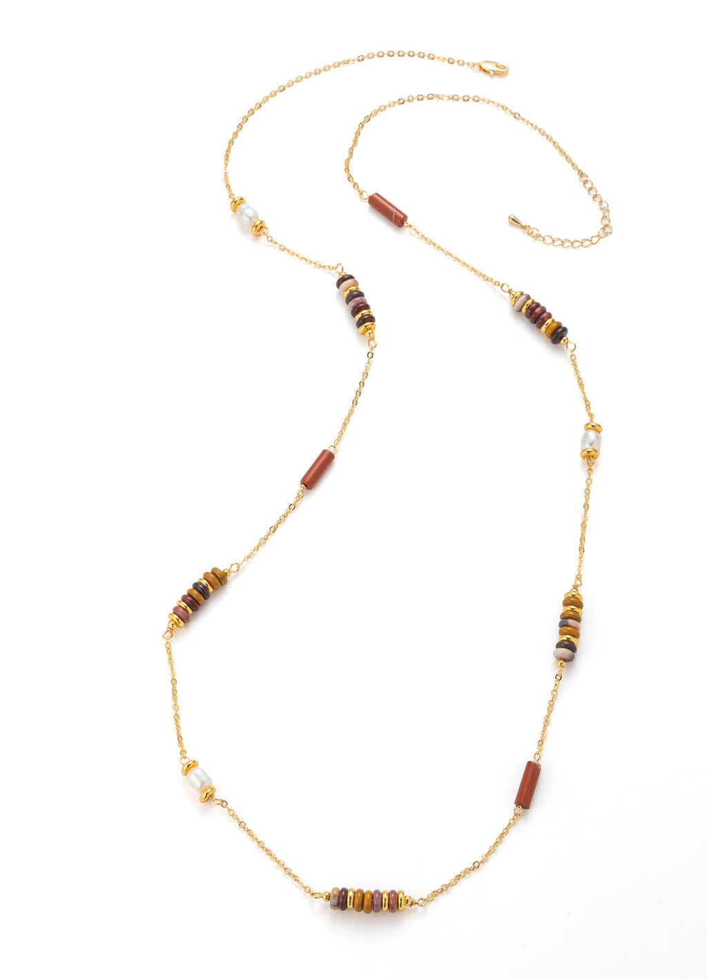 Agate & Pearl Necklace