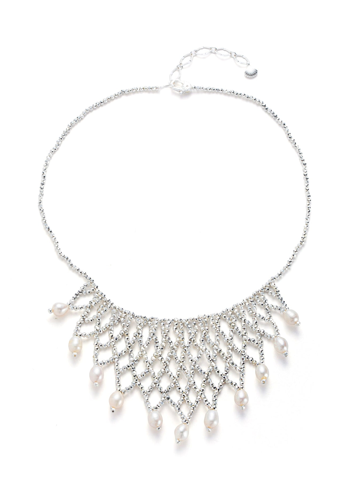Pearl & Hematite Necklace