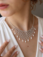 Pearl & Hematite Necklace