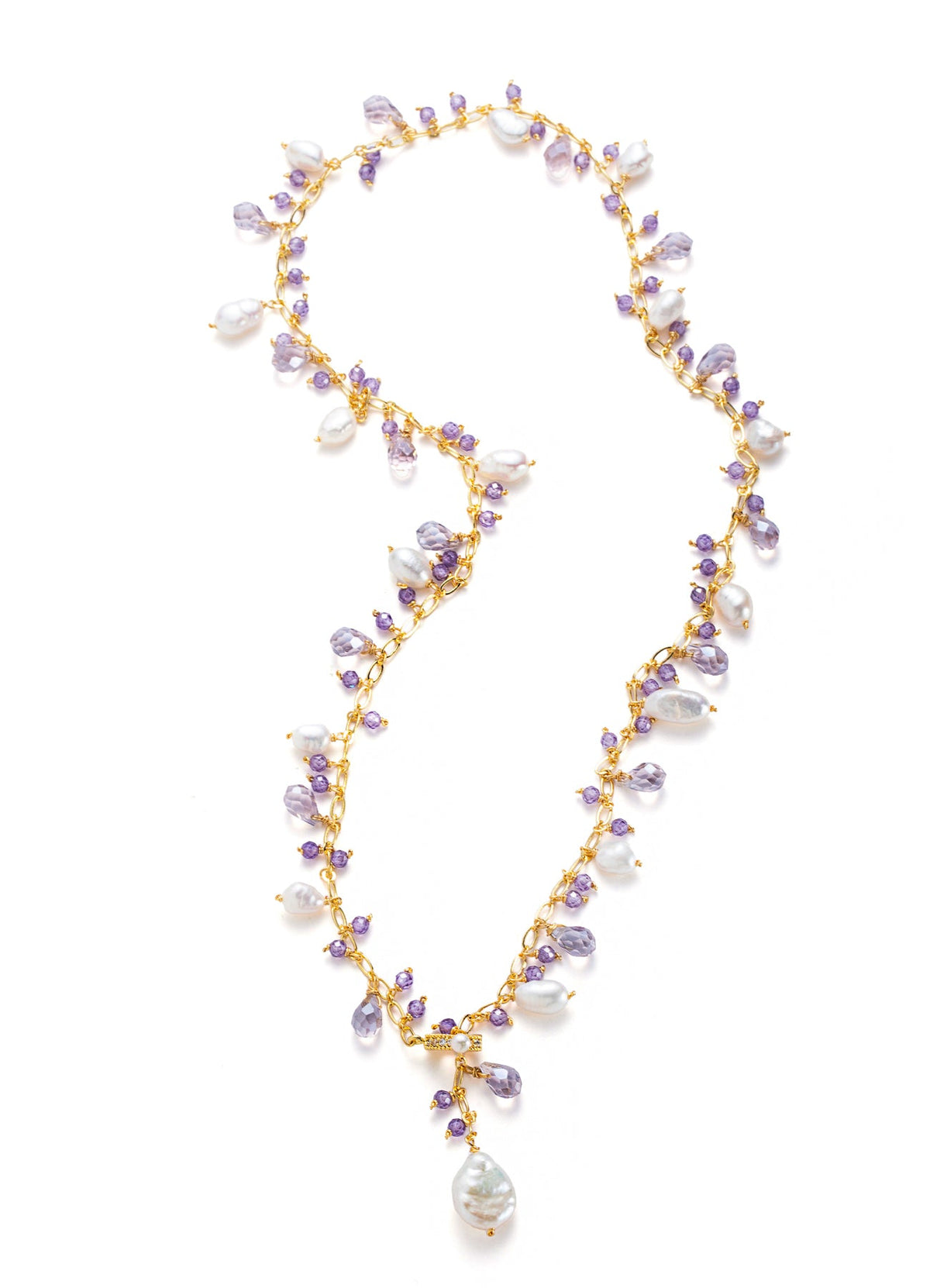 Pearl & Crystal Necklace