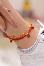Coral Anklet