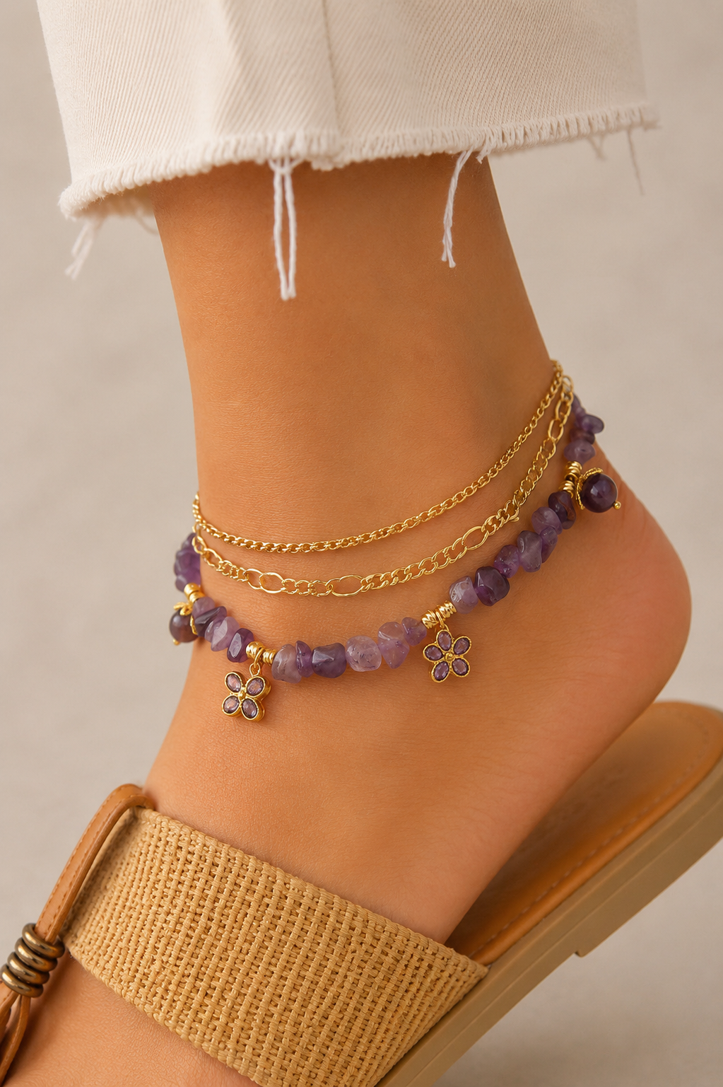 Amethyst Anklete Secondary image