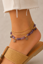 Amethyst Anklete