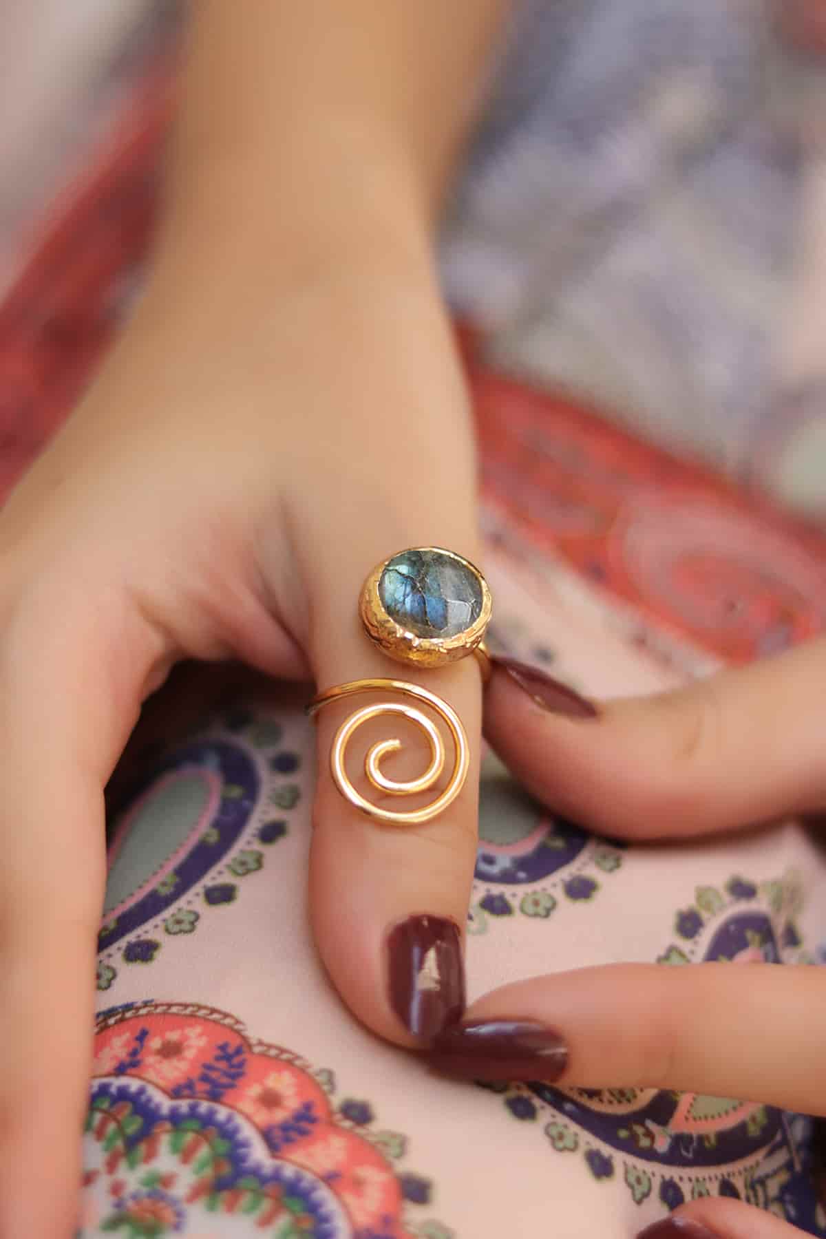 Labradorite Bague Image principale du produit