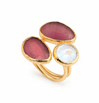 Pearl & Cat Eyes Ring