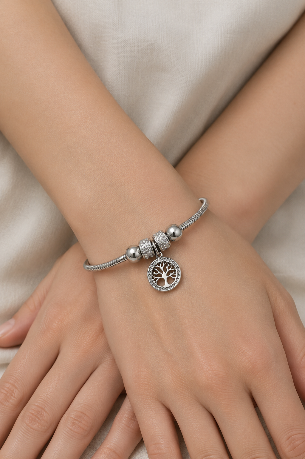 Stainless Steel White Bracelet