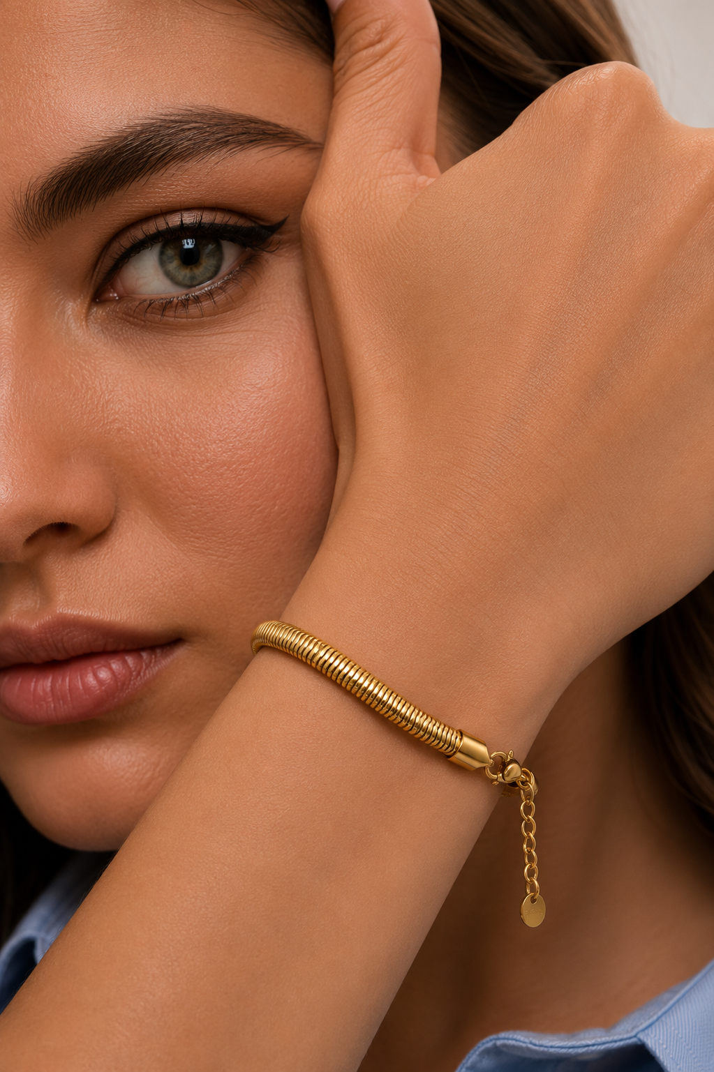 Stainless Steel Gold Bracelet