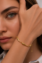 Stainless Steel Gold Bracelet