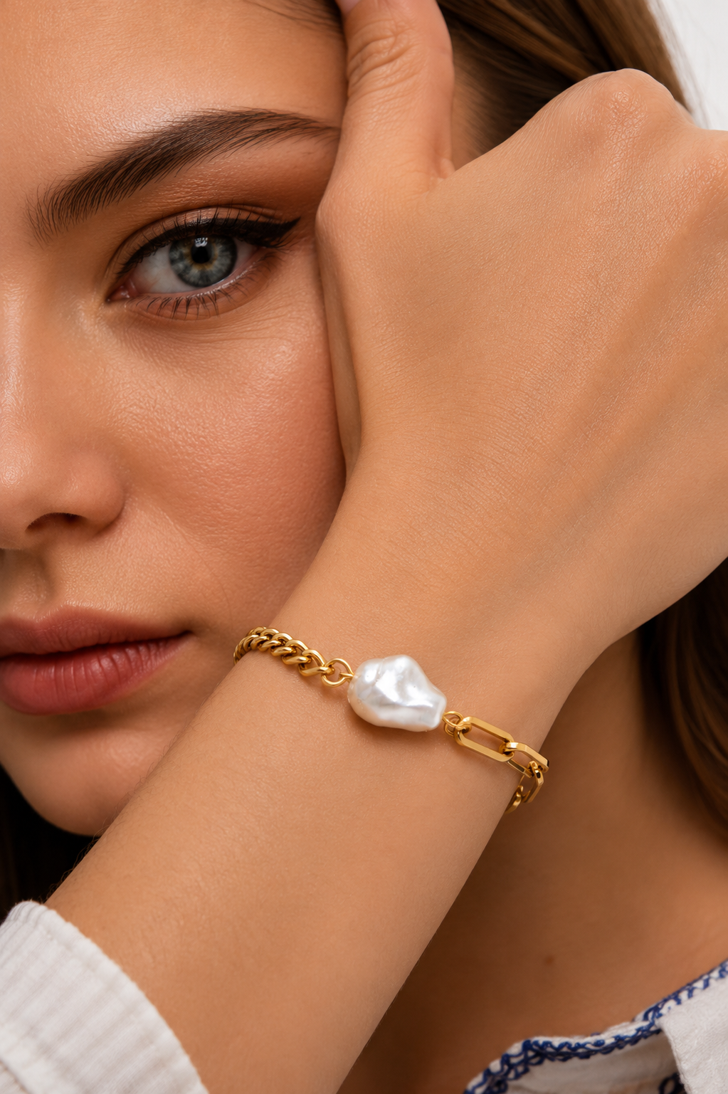 Stainless Steel White Bracelet