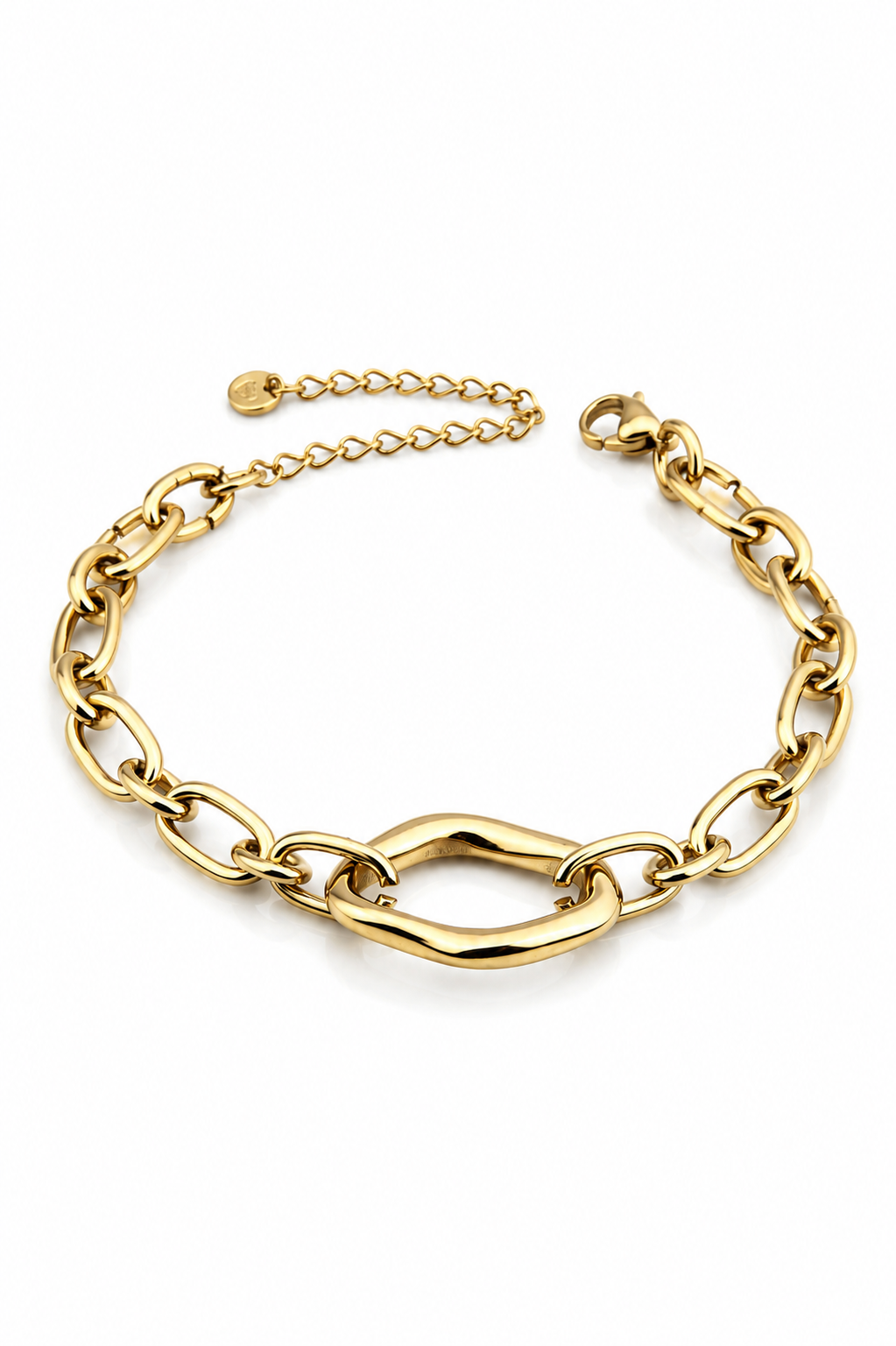 Stainless Steel Gold Bracelet