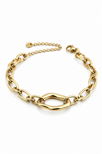Stainless Steel Gold Bracelet