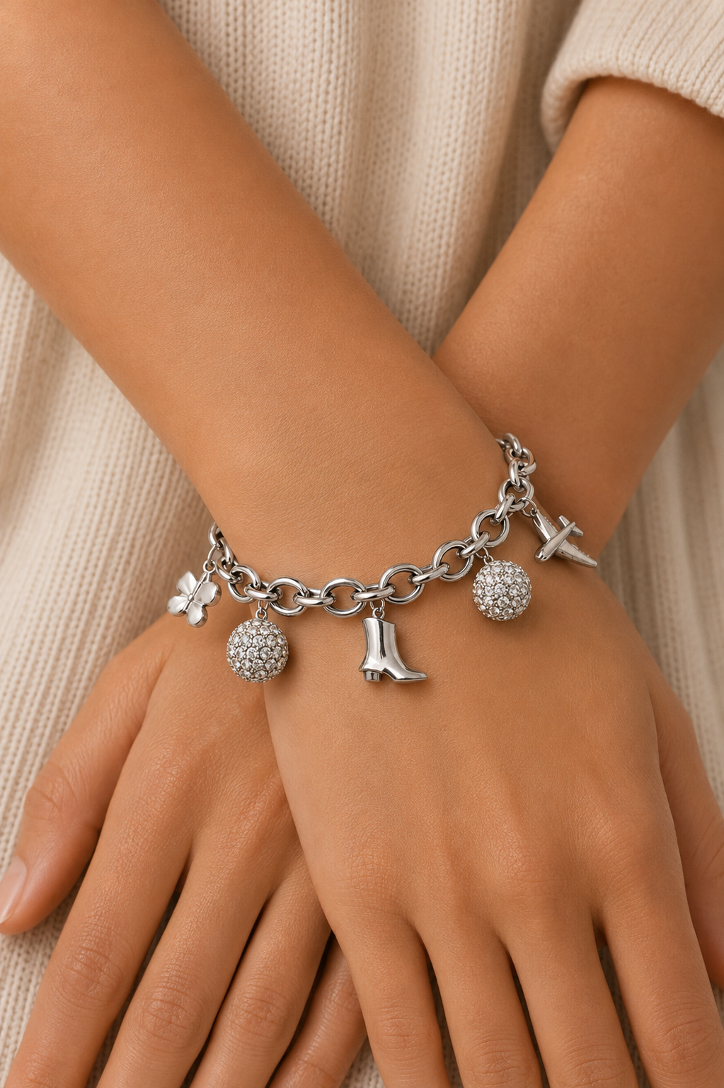 Stainless Steel White Bracelet