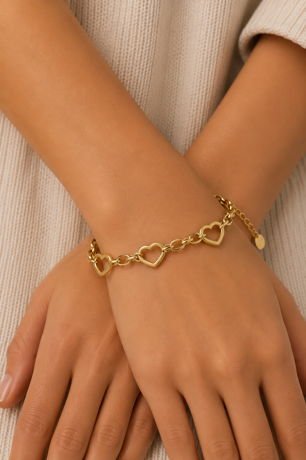 Stainless Steel Gold Bracelet