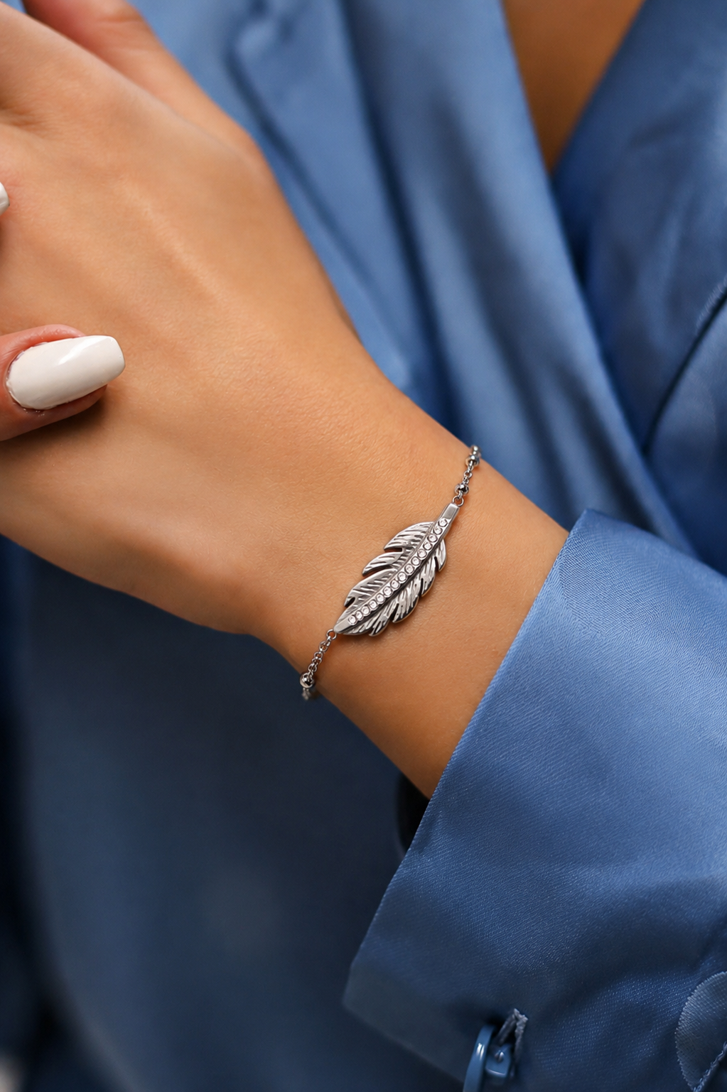Stainless Steel White Bracelet