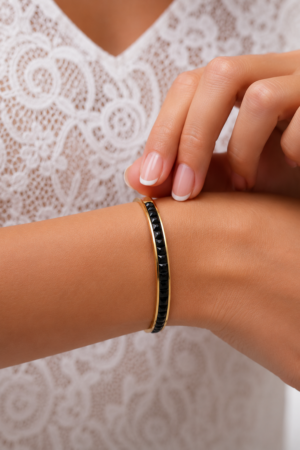 Stainless Steel Black Bracelet