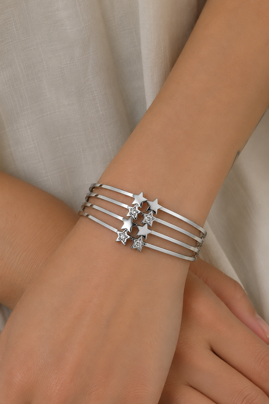 Stainless Steel White Bracelet