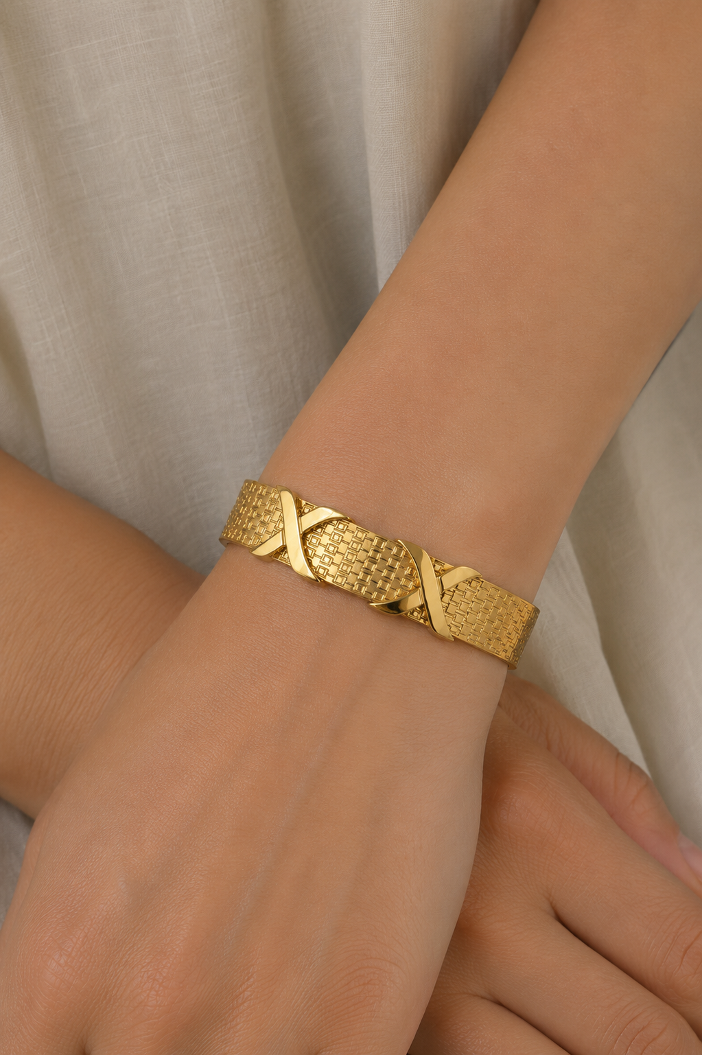 Stainless Steel Gold Bracelet