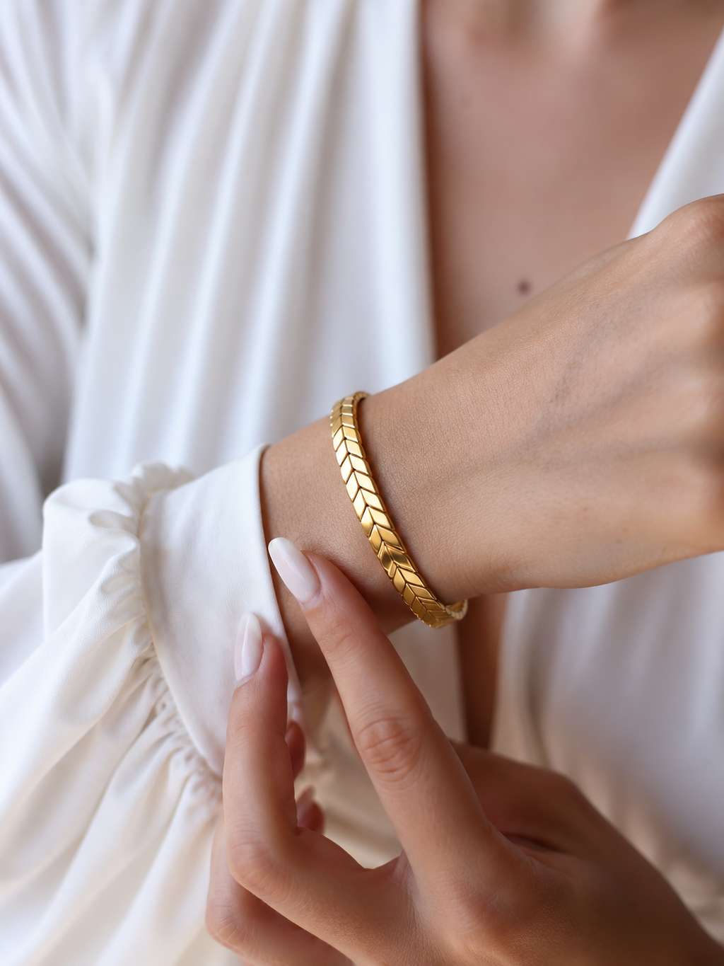 Stainless Steel Gold Bracelet