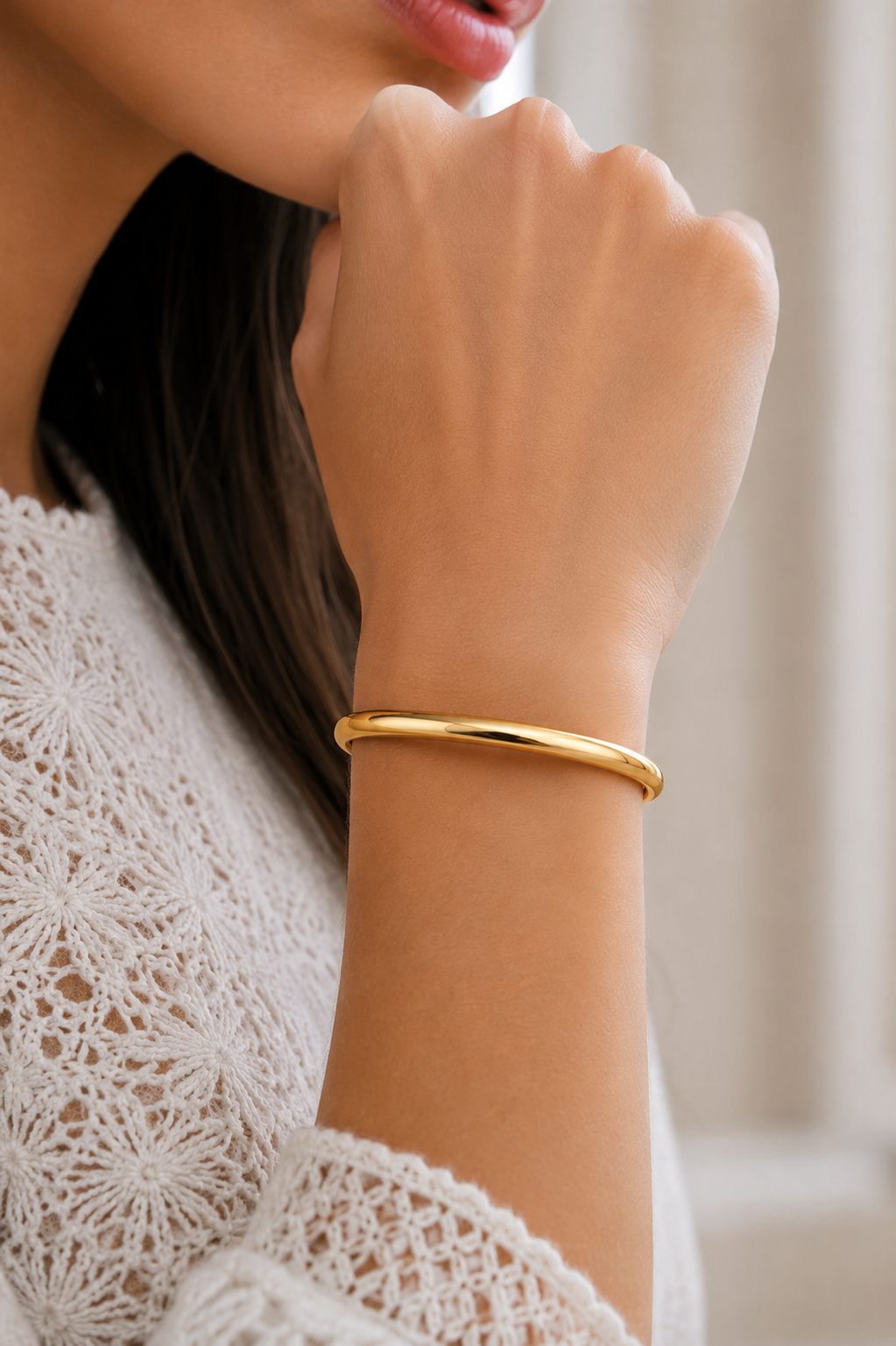 Stainless Steel Gold Bracelet