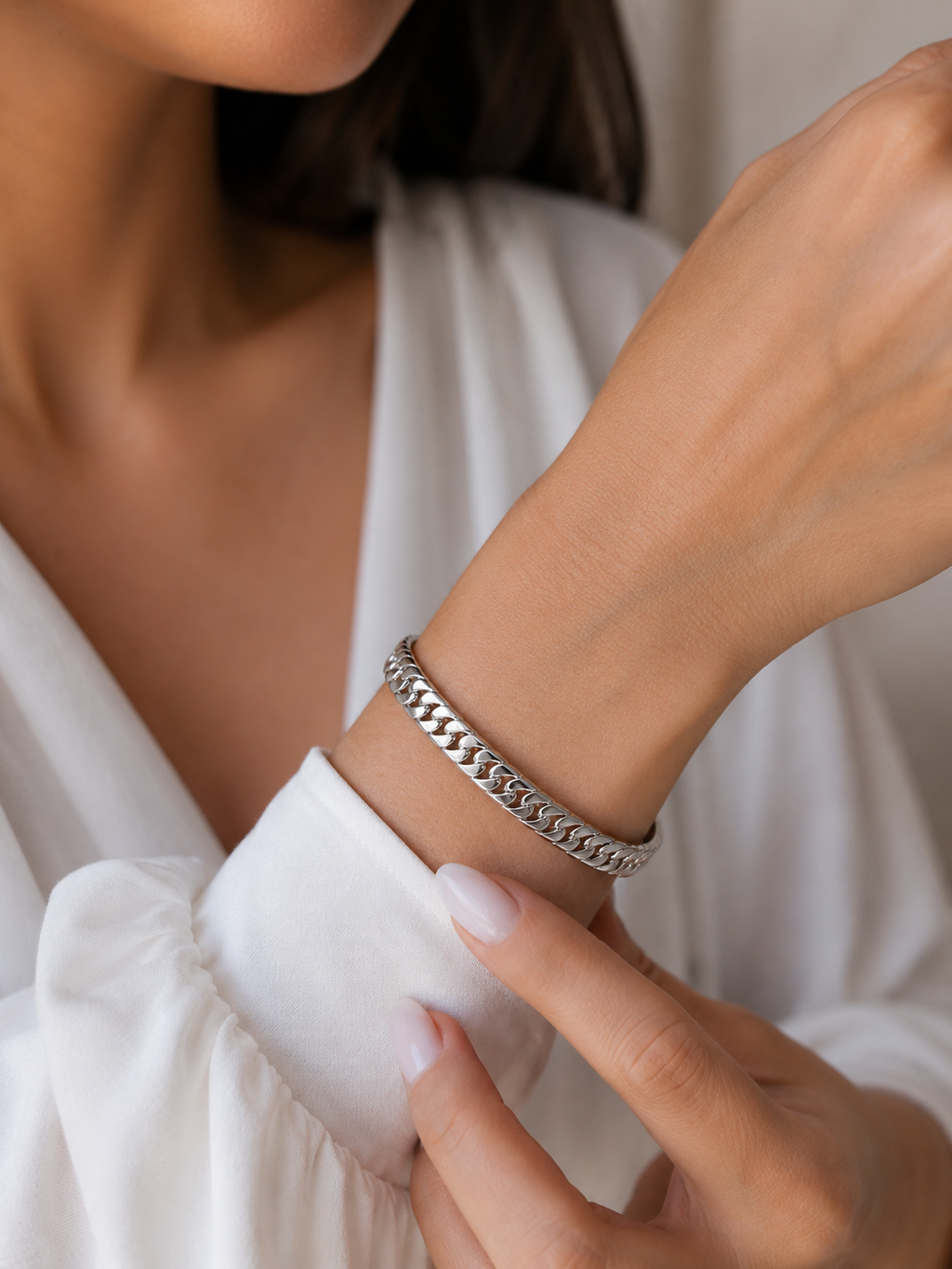 Stainless Steel Silver Bracelet
