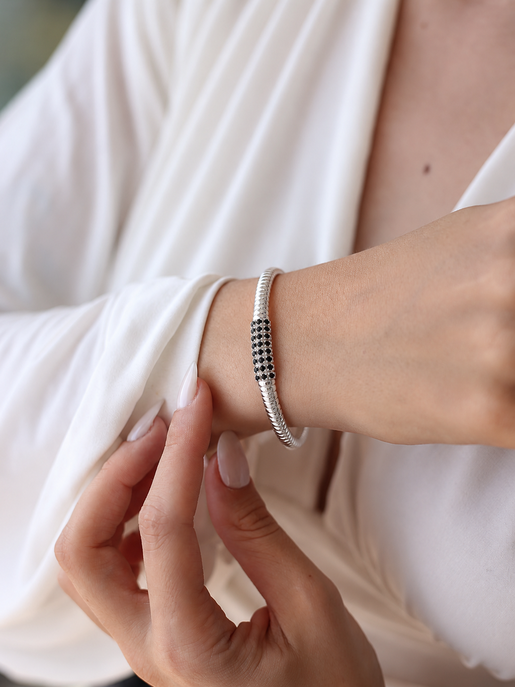Stainless Steel Black Bracelet