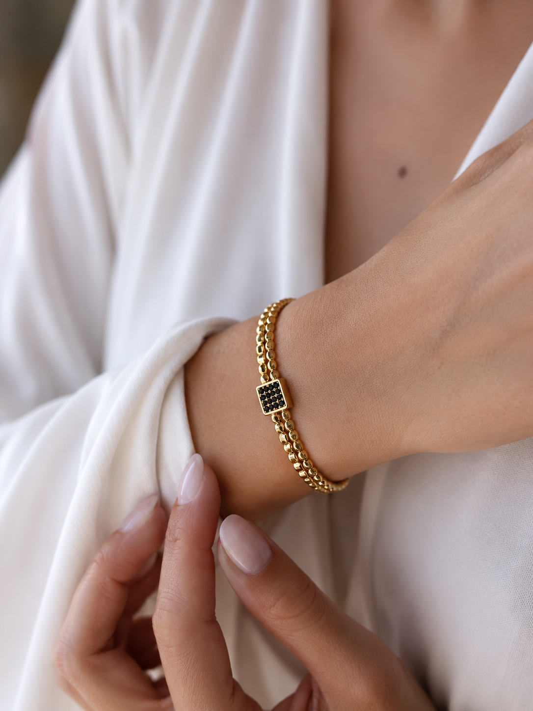 Stainless Steel Black Bracelet