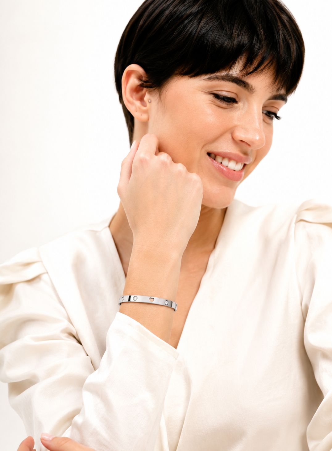 Stainless Steel White Bracelet