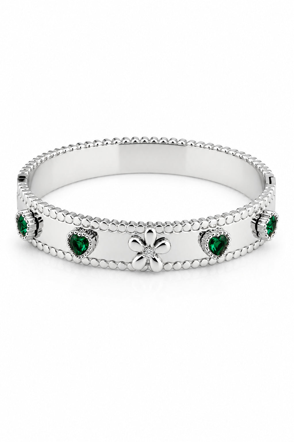 Stainless Steel Green Bracelet