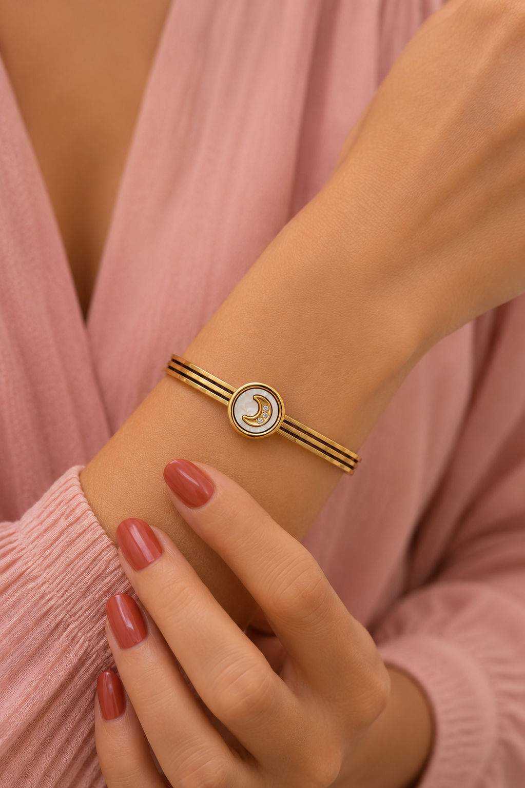 Stainless Steel White Bracelet Secondary image
