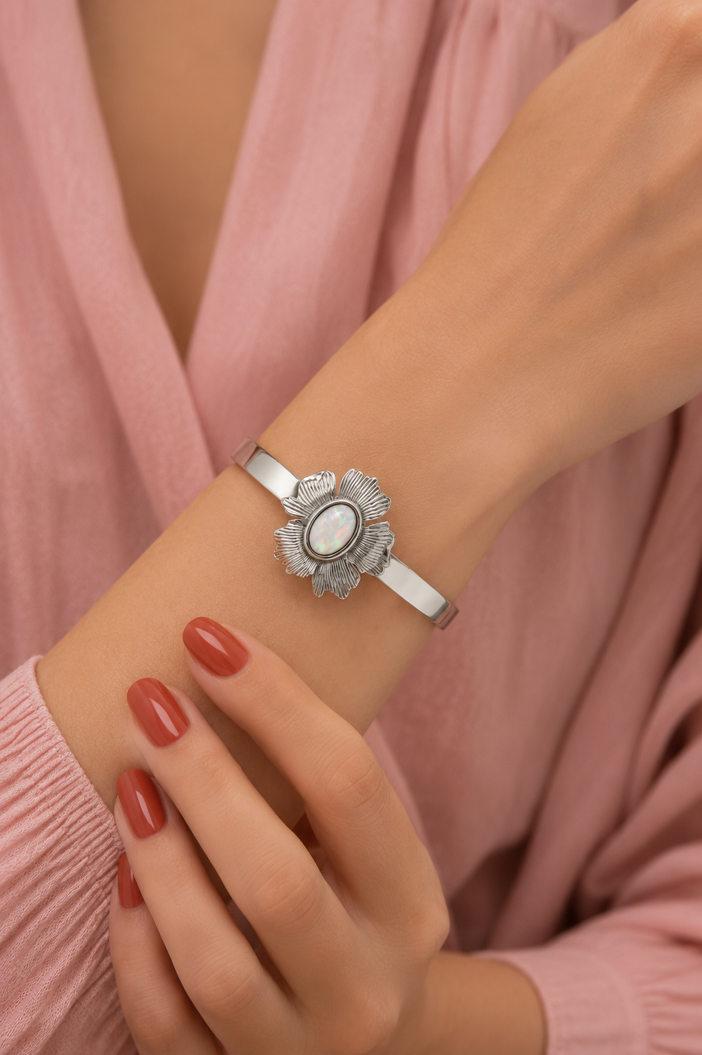 Stainless Steel White Bracelet Secondary image