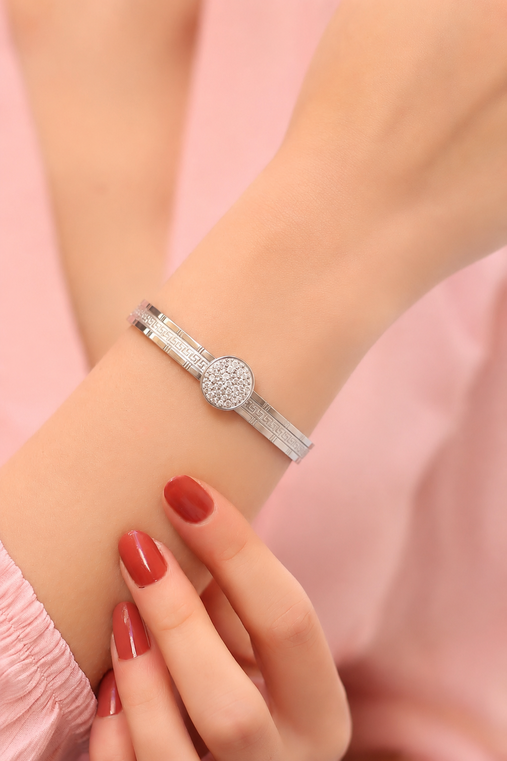 Stainless Steel White Bracelet Secondary image
