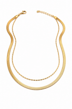 Stainless Steel Gold Necklace