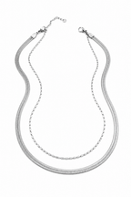 Stainless Steel Silver Necklace