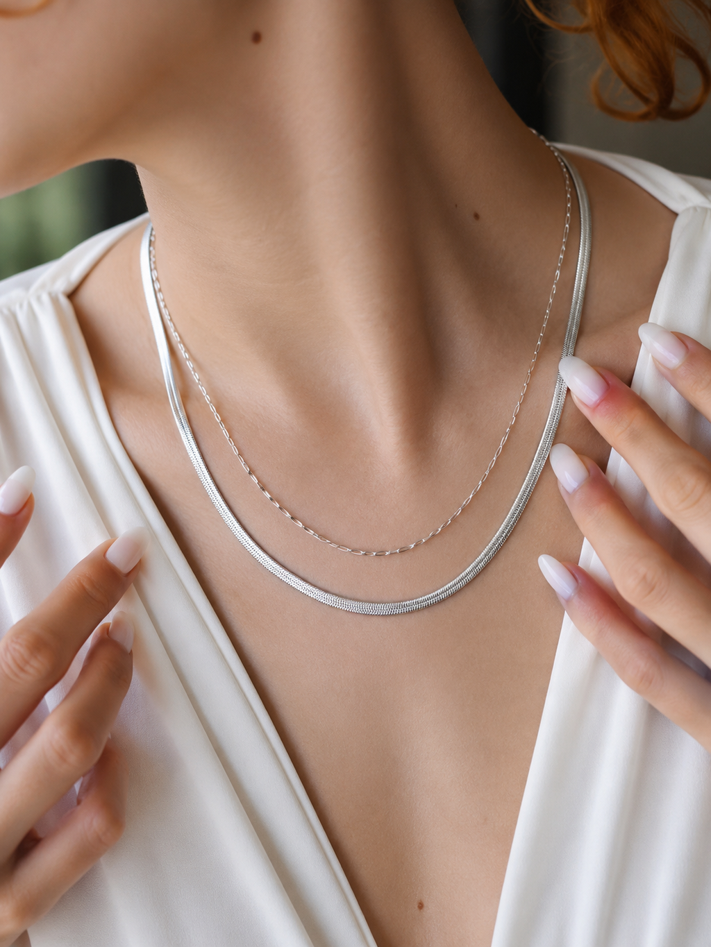 Stainless Steel Silver Necklace