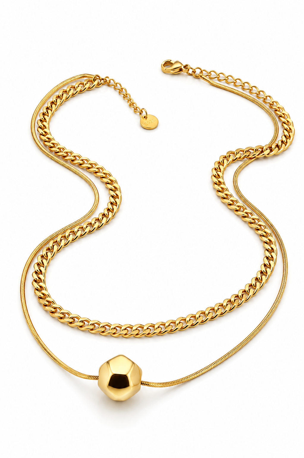Stainless Steel Gold Necklace