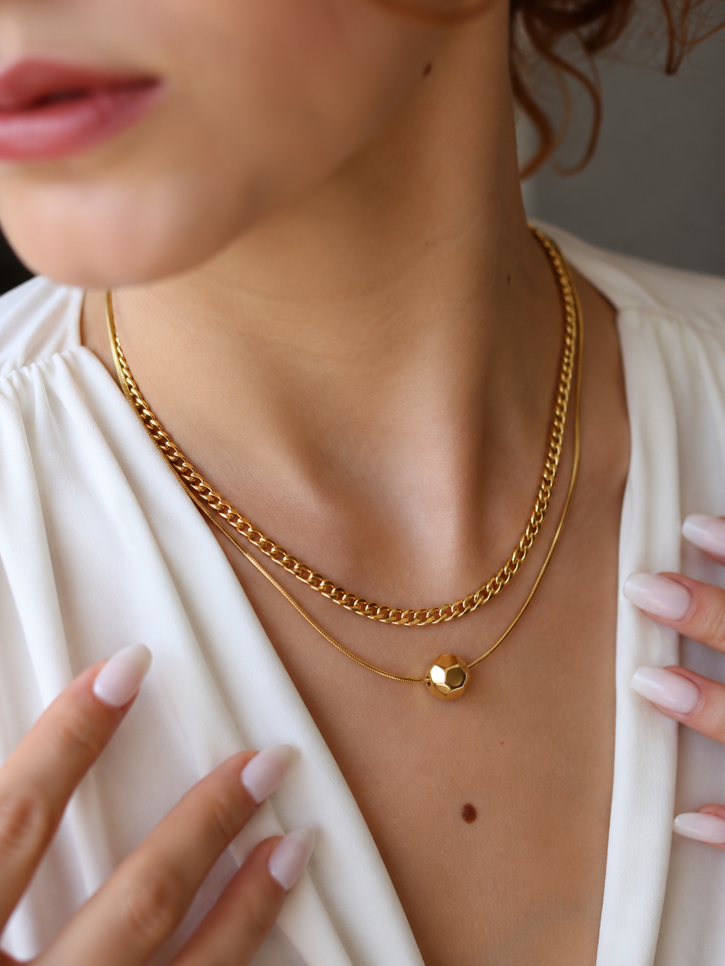 Stainless Steel Gold Necklace