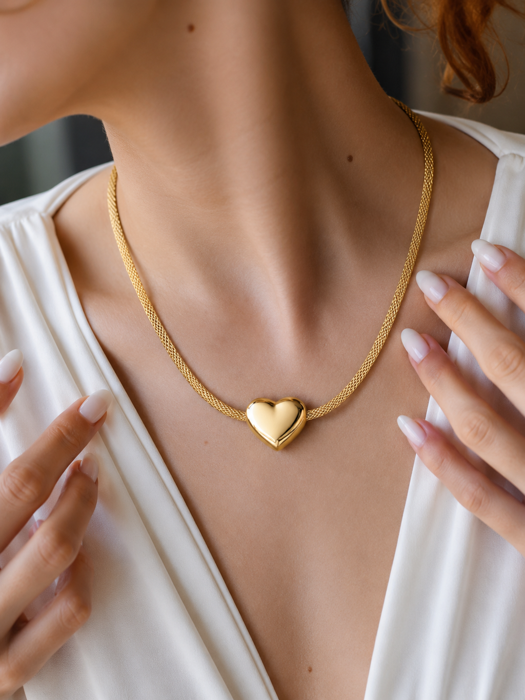 Stainless Steel Gold Necklace