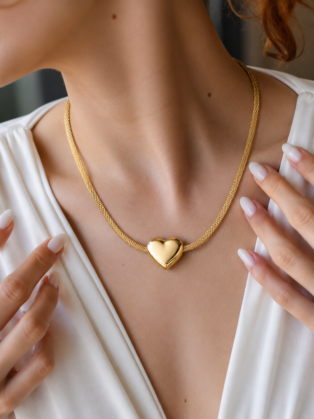 Stainless Steel Gold Necklace