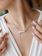 Stainless Steel White Necklace