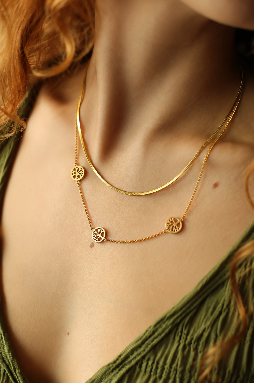 Stainless Steel Gold Necklace