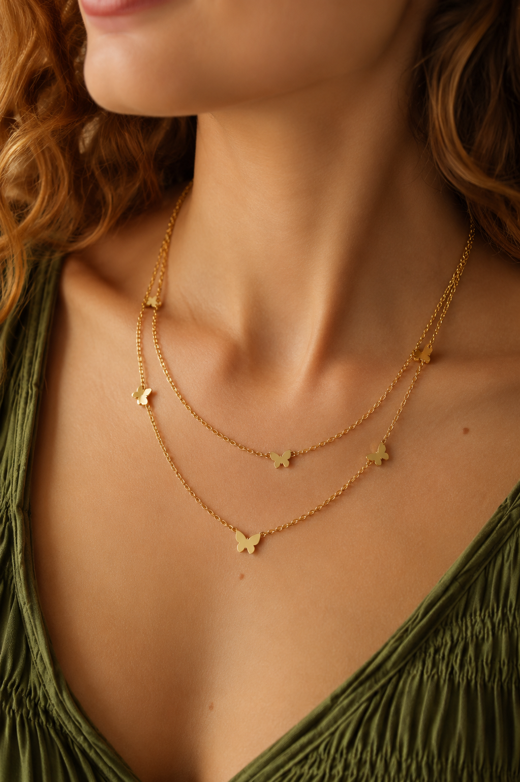 Stainless Steel Gold Necklace