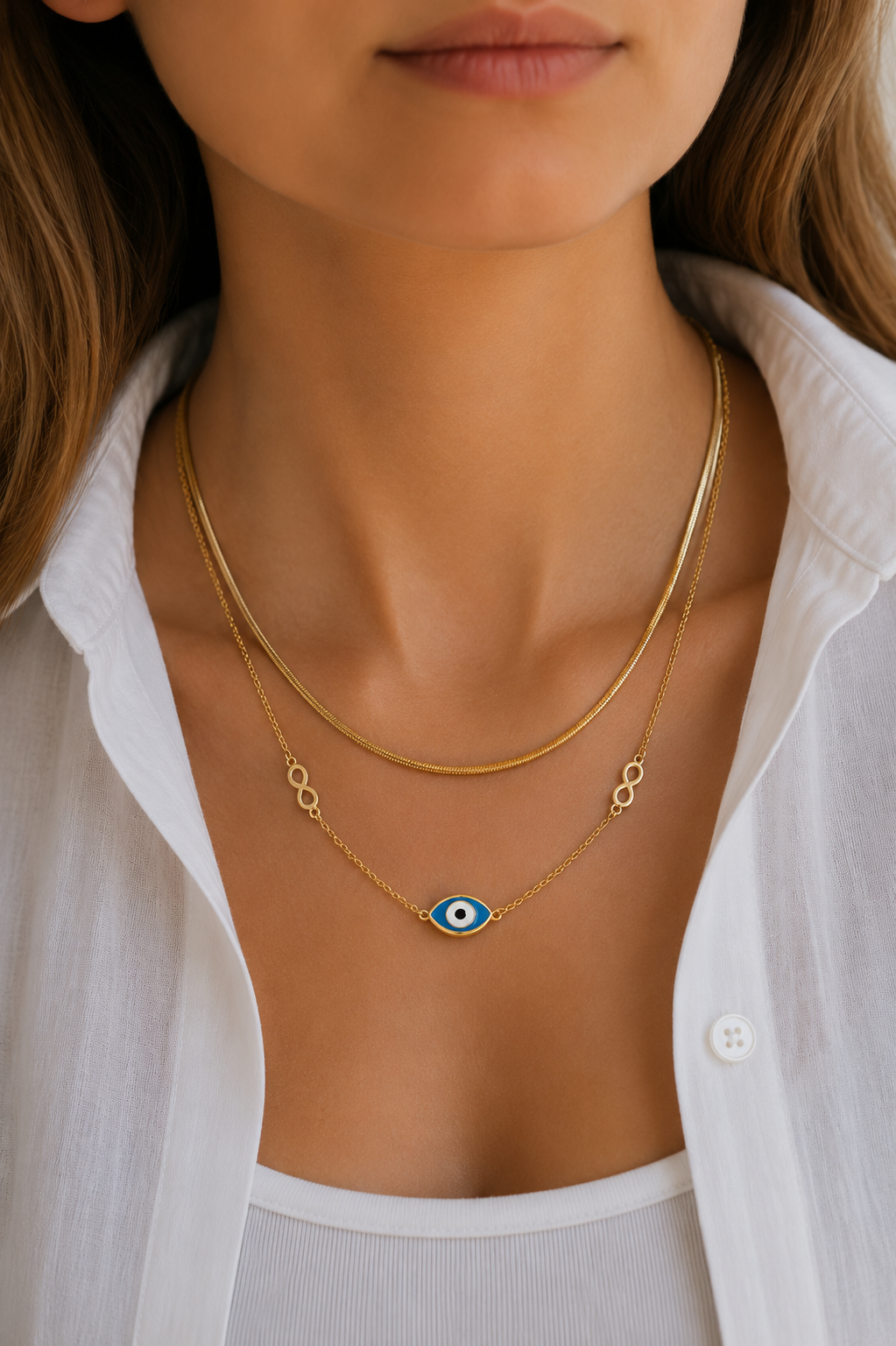 Stainless Steel Gold Necklace