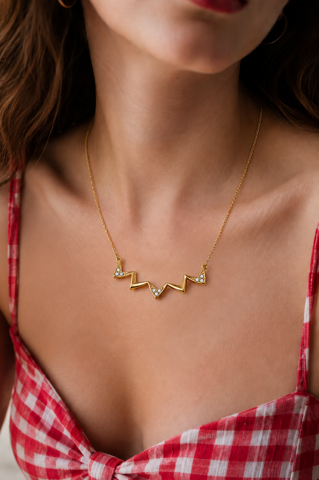 Stainless Steel White Necklace Secondary image